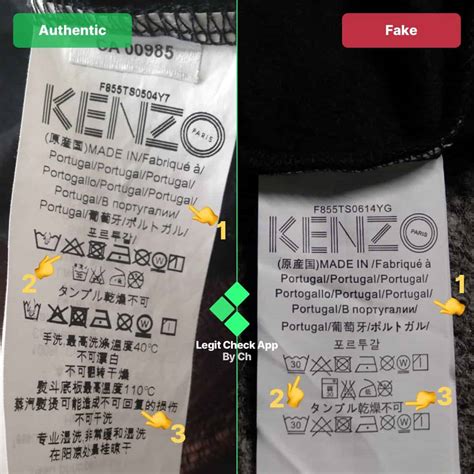 how to spot fake kenzo bag|how to find kenzo products.